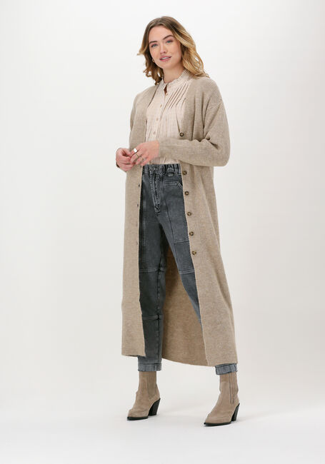 Beige ANOTHER LABEL Midi jurk SMASTEIN DRESS L/S - large