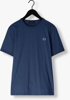 Blauwe FRED PERRY T-shirt RINGER T-SHIRT