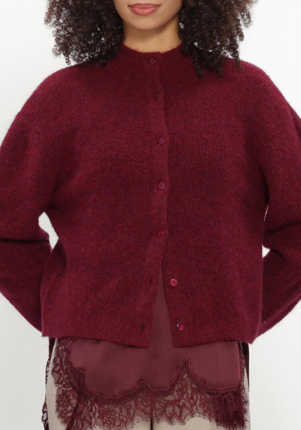 CATWALK JUNKIE Pull CARDIGAN Bordeaux - large