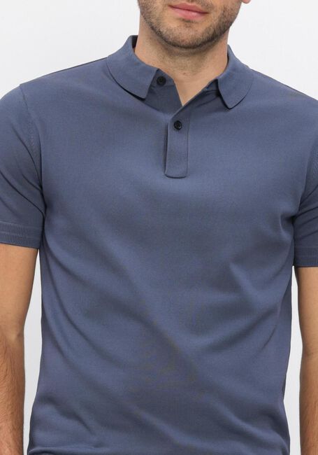GENTI Polo POLO 2 BUTTON SS 1260 en bleu - large