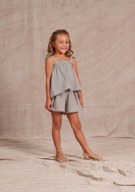 Grijze RYLEE + CRU Broeken/jumpsuits REMI SHORTS - large