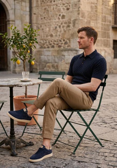 Donkerblauwe MATINIQUE Polo MAPOLO BB HERITAGE - large