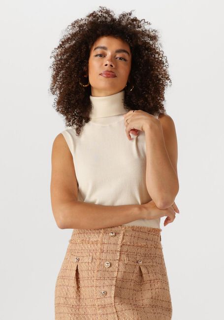Ecru SILVIAN HEACH Spencer TURTLE NECK WARMY - large