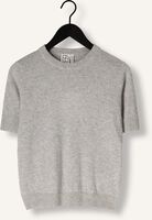 ROUGE EDIT Haut ROUKATE SS O-NECK KNIT Gris clair ROUGE EDIT Haut ROUKATE SS O-NECK KNIT Gris clair - medium