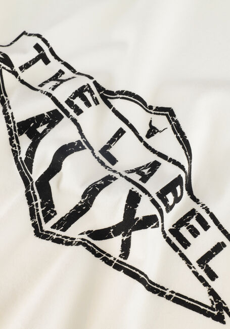 ALIX THE LABEL T-shirt KNITTED LOGO T-SHIRT en blanc - large