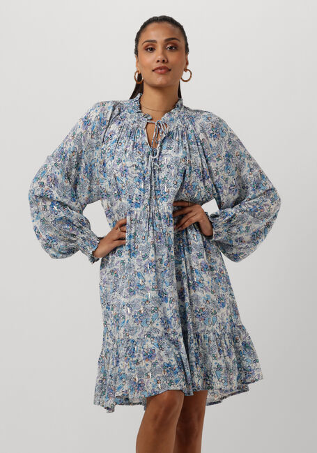 SUNCOO Mini robe CAROLE en bleu - large