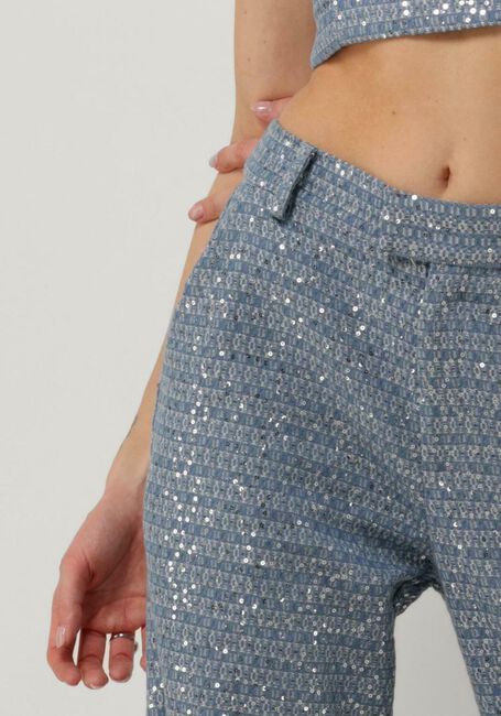 Blauwe STUDIO AMAYA Wijde broek ANNA - large