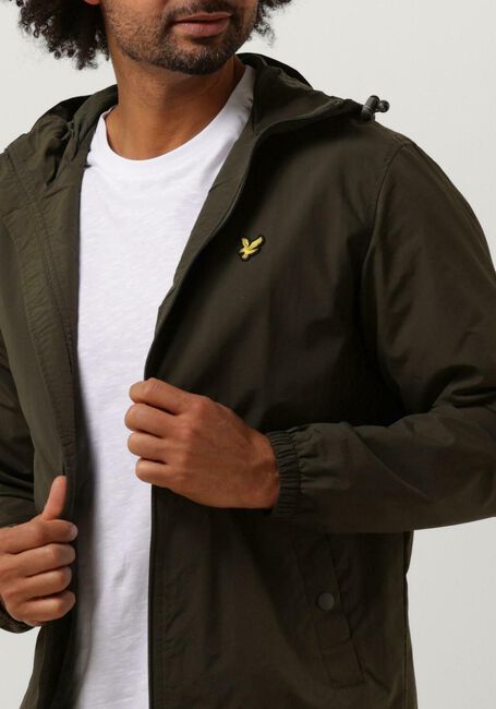 Olijf LYLE & SCOTT Jack ZIP THROUGH HOODED JACKET - large