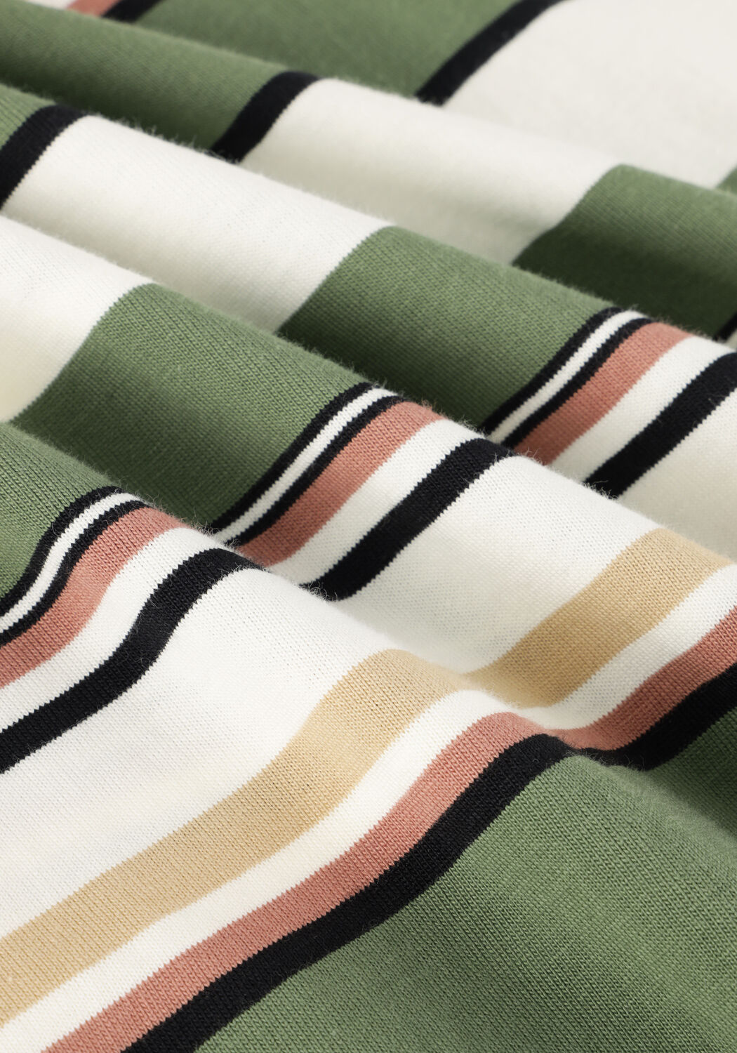 Olijf ANERKJENDT T-shirt AKKIKKI S/S STRIPE TEE - large