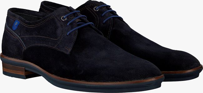 FLORIS VAN BOMMEL Chaussures à lacets 14293 en bleu - large