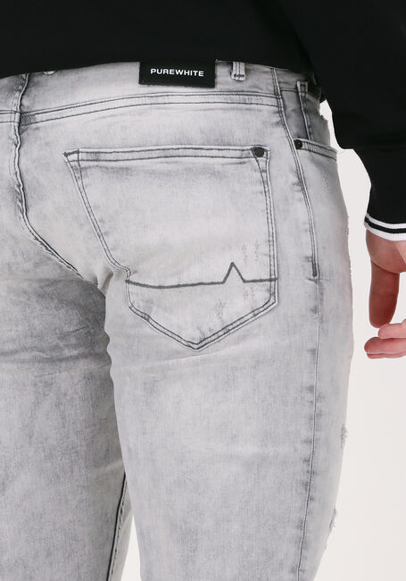Grijze PUREWHITE Skinny jeans THE JONE W0898 - large