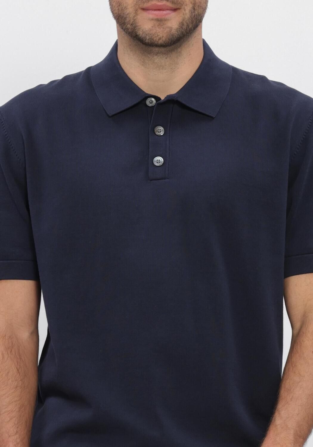 Donkerblauwe JC RAGS Polo POLO SS ALVIE - large