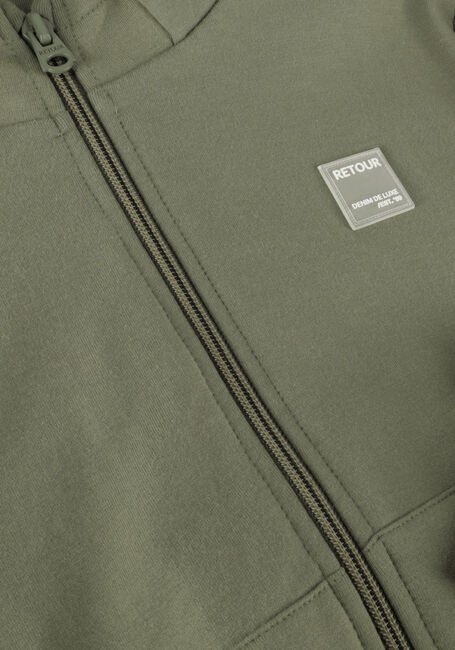 RETOUR Gilet JARNO en vert - large