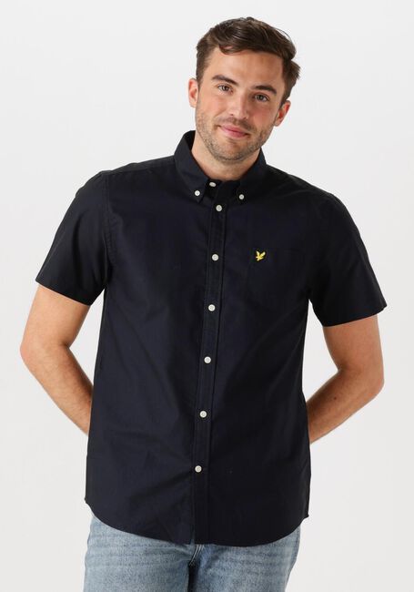 LYLE & SCOTT Chemise décontracté SHORT SLEEVE OXFORD SHIRT en noir - large
