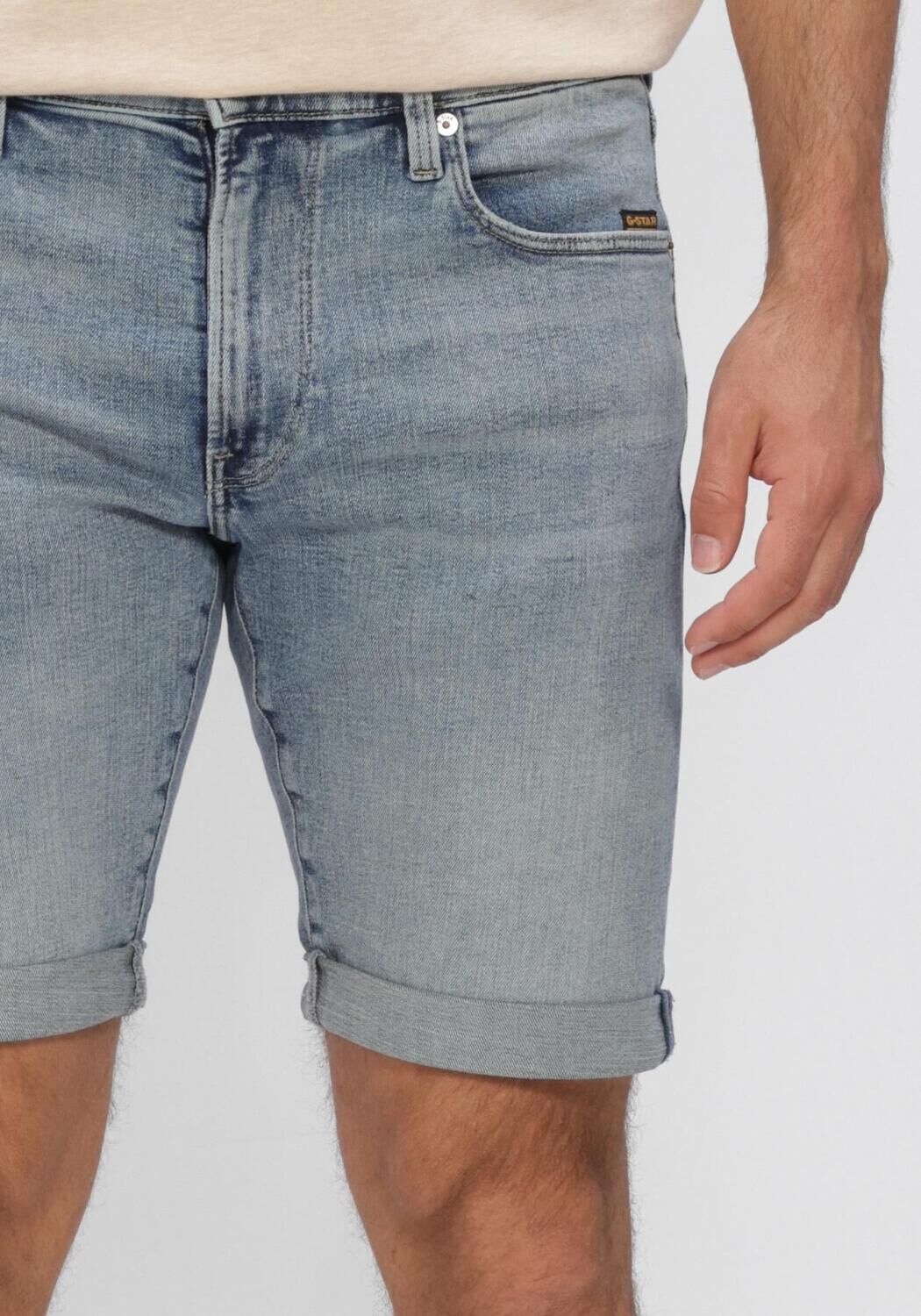 G-STAR RAW Pantalon courts 3301 SLIM SHORT en bleu - large