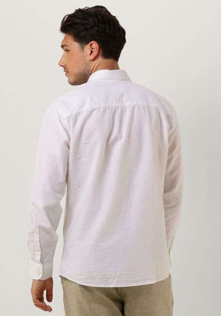 SELECTED HOMME Chemise classique SLHSLIMNEW-LINEN SHIRTS LS CLASSIC W en blanc - large