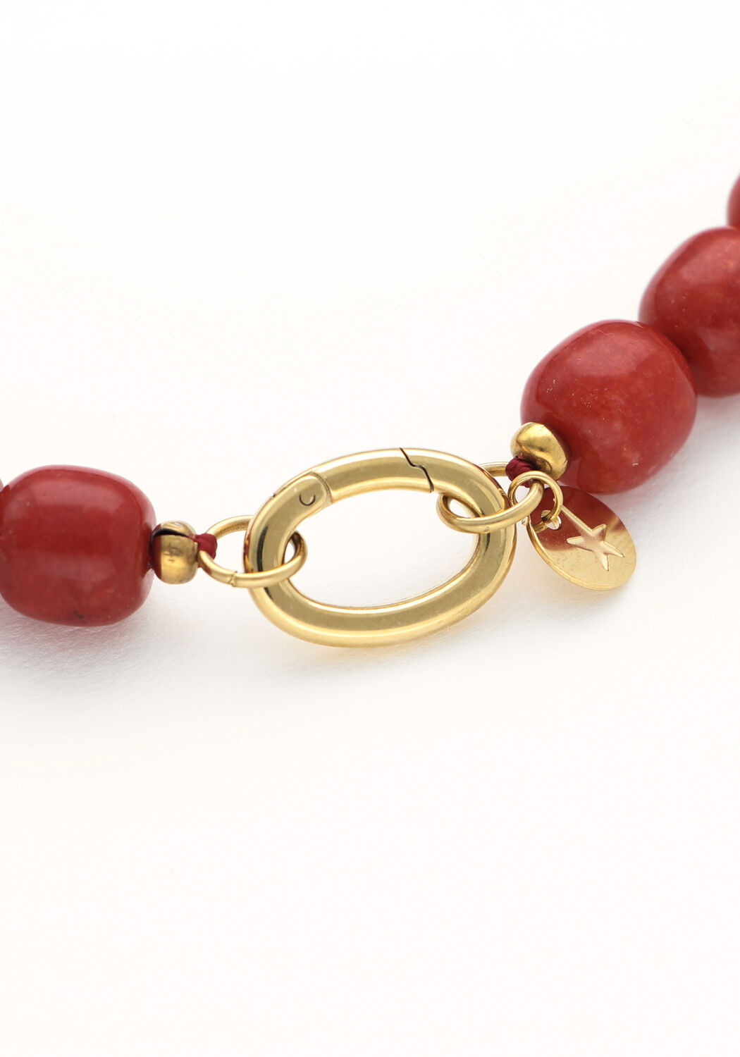 Rode BONNIE STUDIOS Sieraad WILLIAM NECKLACE - large