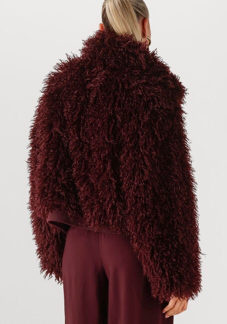 HARPER & YVE Manteau en fausse fourrure STACY-JA Bordeaux - large