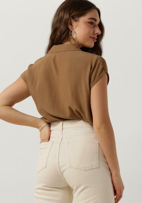 Khaki BY-BAR  KIEK VISCOSE TOP - large