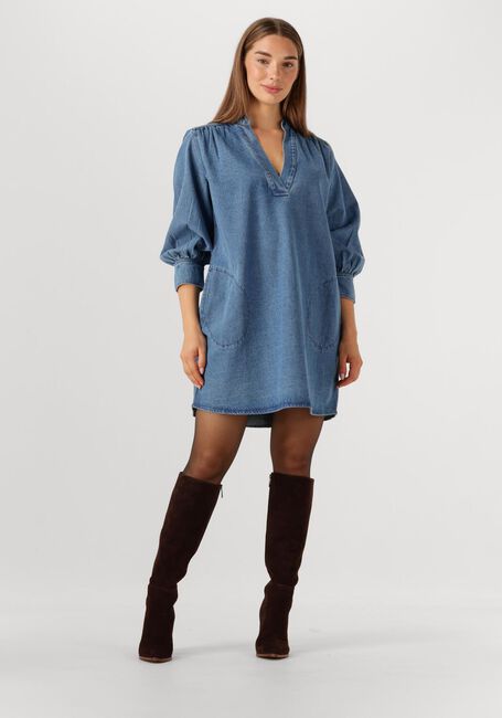 Blauwe BY-BAR Mini jurk JINA DENIM DRESS - large