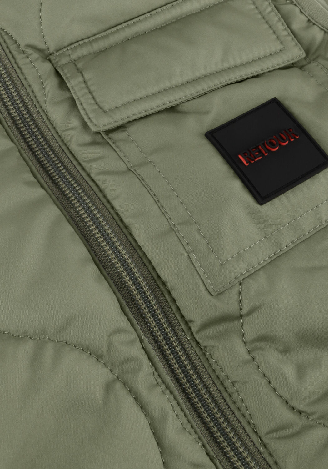 RETOUR Veste sans manches BOYD en vert - large