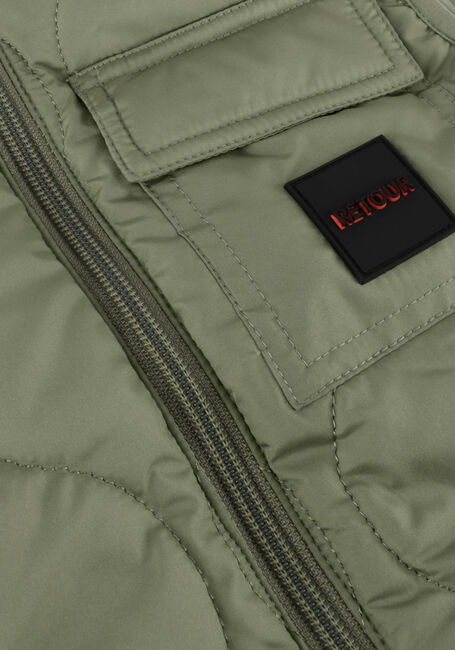 RETOUR Veste sans manches BOYD en vert - large