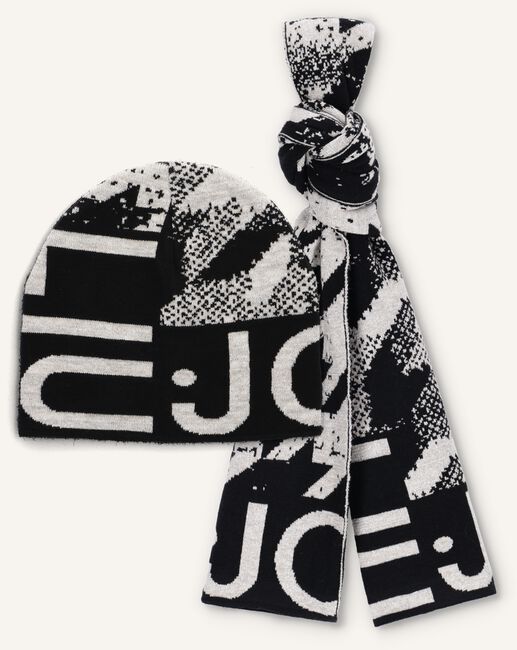 Zwarte LIU JO Sjaal LOGO SET Zwarte LIU JO Sjaal LOGO SET - large
