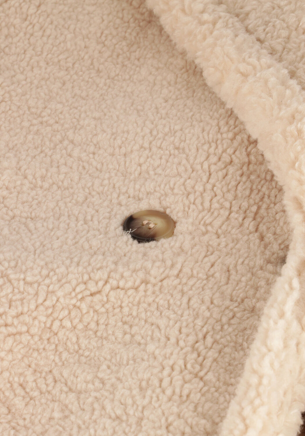 NOTRE-V Gilet TEDDY GILET en beige - large