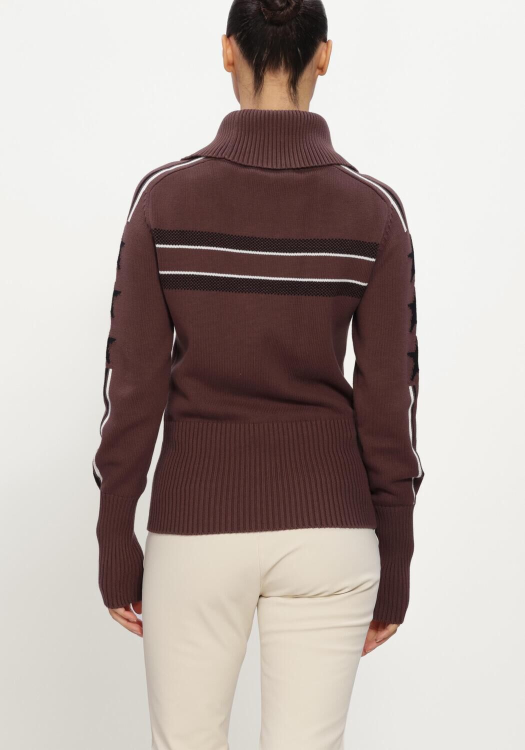 AIRFORCE Col roul&eacute; ELDORA MOUNTAIN KNIT en marron - large