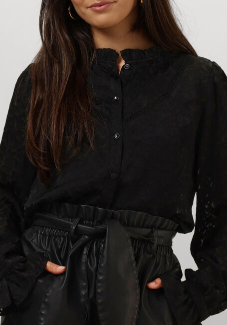 POM AMSTERDAM BLOUSE - HEARTS BLACK Blouses en noir - large