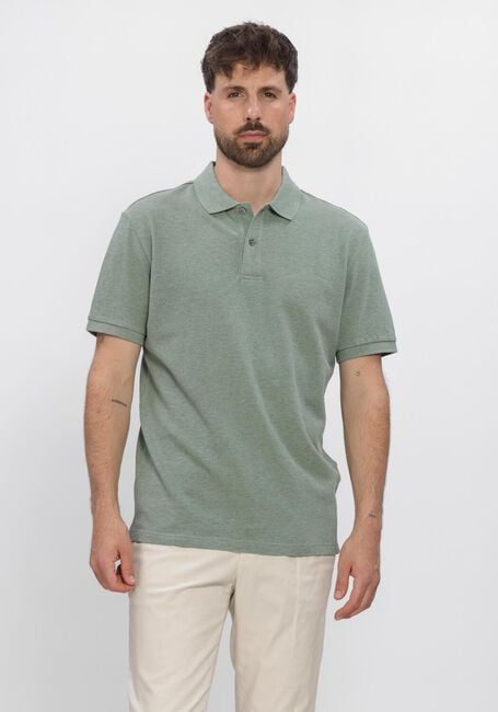 PROFUOMO Polo POLO SS BASIS PIQUE en vert - large