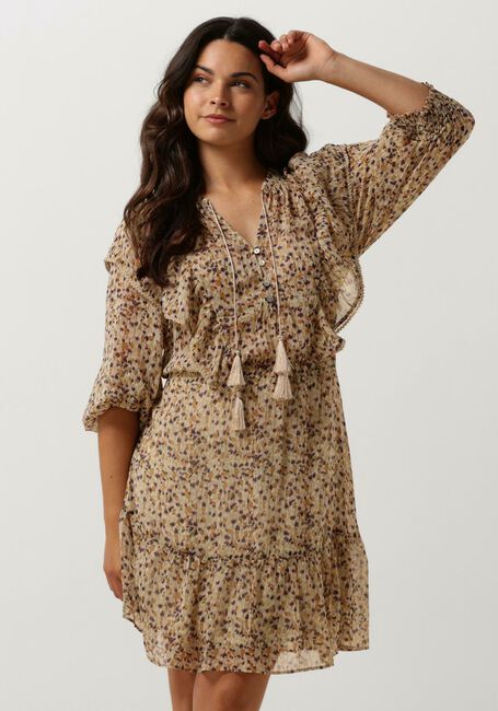 SUMMUM Mini robe DRESS CONFETTI SPOT PRINT en beige - large