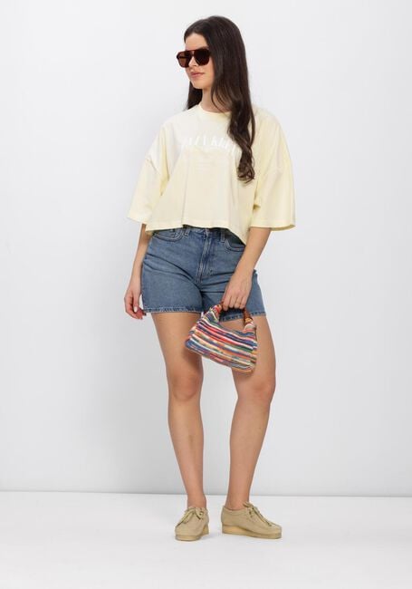 Groene CALVIN KLEIN T-shirt SS CROPPED BOXY HERITAGE CREST - large