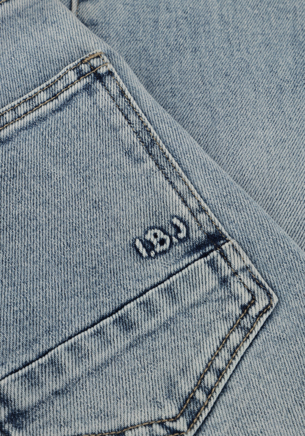 INDIAN BLUE JEANS Straight leg jeans 2656 WIDE LOOSE USED JEANS Bleu clair - large