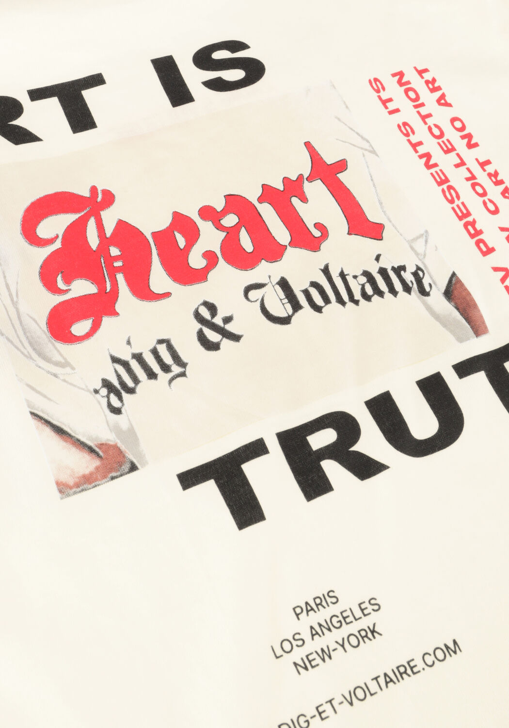 ZADIG & VOLTAIRE T-shirt X60090 &Eacute;cru - large