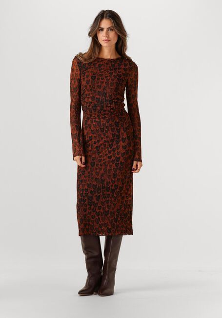 FABIENNE CHAPOT Robe midi ASHLEY DRESS en marron - large