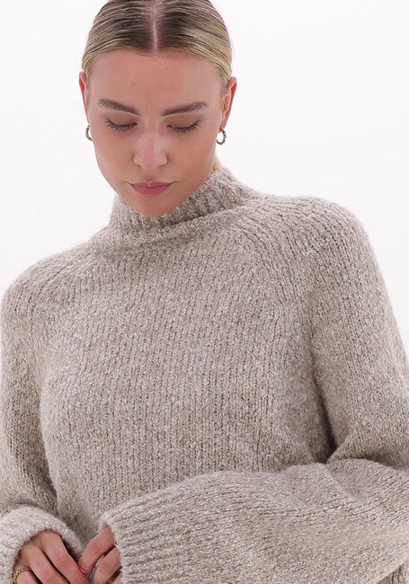 Zand SECOND FEMALE Trui JANAJA KNIT T-NECK - large