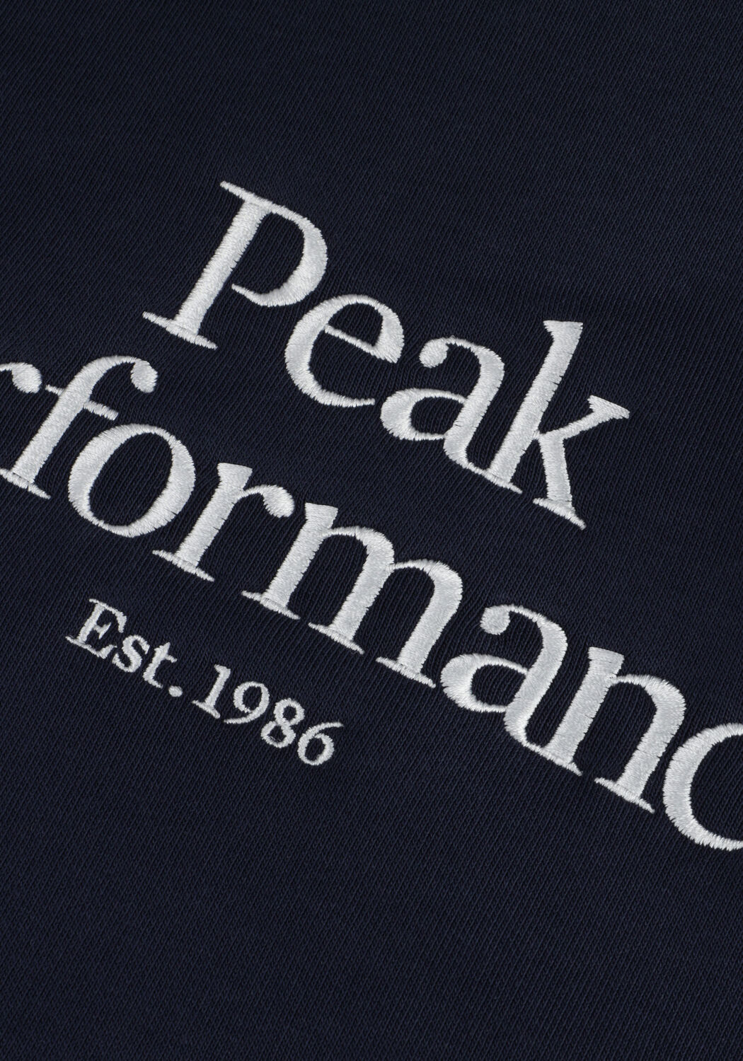 PEAK PERFORMANCE Chandail ORIGINAL HOOD en bleu - large