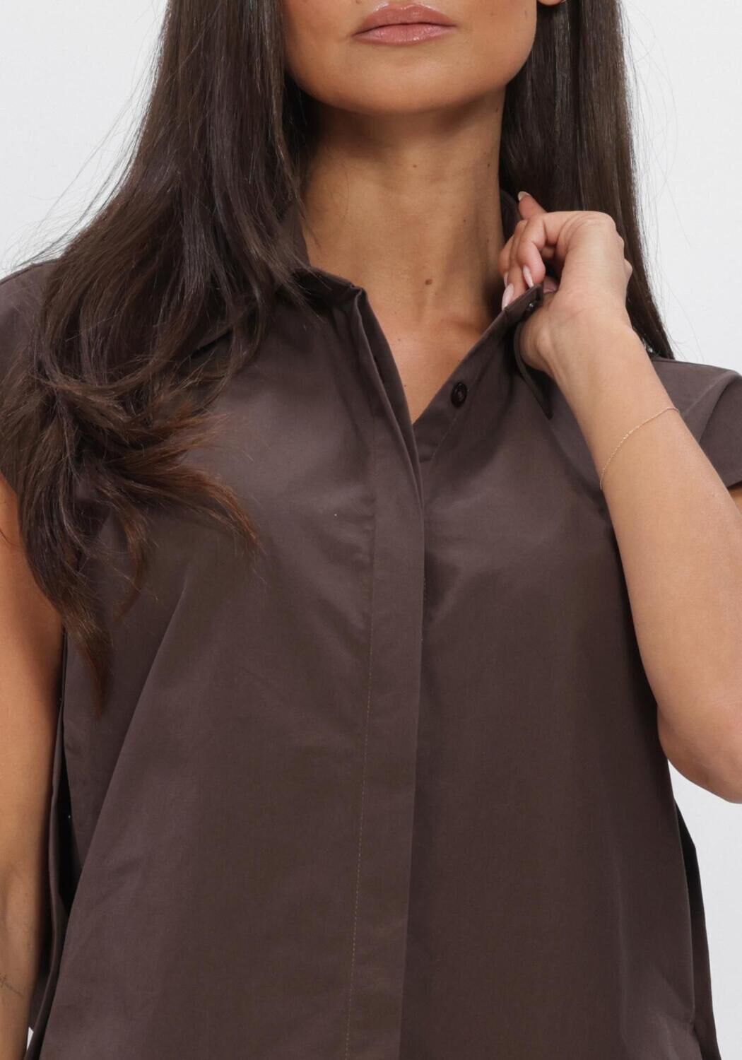 YDENCE BLOUSE SABRINA Blouses en marron - large