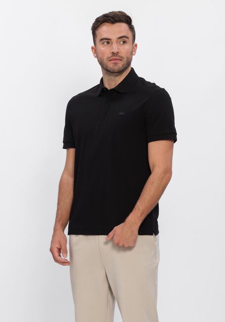 LACOSTE Polo REGULAR FIT COTTON BLEND POLO SHIRT en noir - large