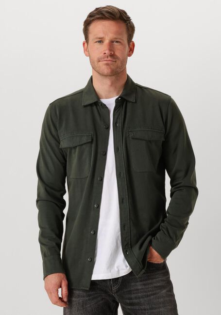 Olijf BUTCHER OF BLUE Overshirt FINN POCKET JERSEY OVERSHIRT - large