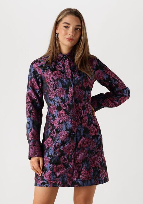 Y.A.S. Mini robe YASSULENA LS SHIRT DRESS en bleu - large