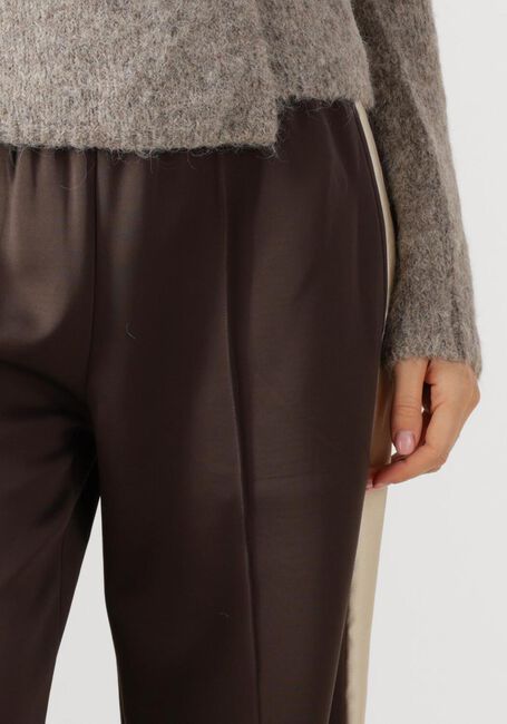 Bruine NEO NOIR Wijde broek PUGGY TRACK SUIT PANTS - large
