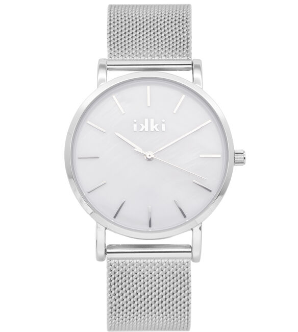 IKKI Montre VIDA en argent - large