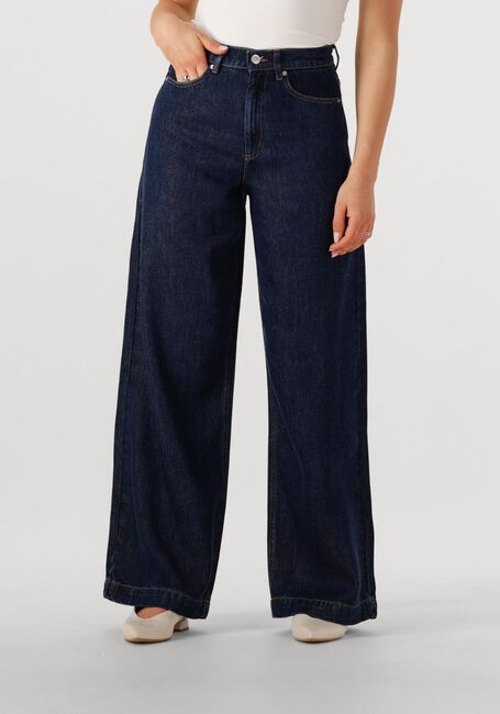 MSCH COPENHAGEN Pantalon large MSCHJOSEPHINE RUE HW PANTS Bleu foncé - large