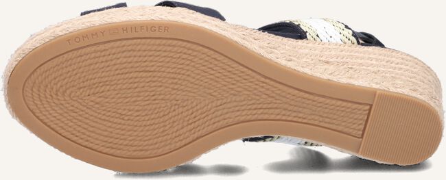 Blauwe TOMMY HILFIGER Sandalen GOLDEN WEBBING MID WEDGE Blauwe TOMMY HILFIGER Sandalen GOLDEN WEBBING MID WEDGE - large