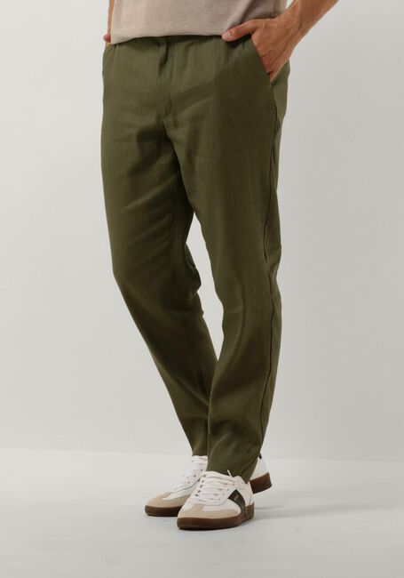 PLAIN Chino THEO PL LINEN en vert - large