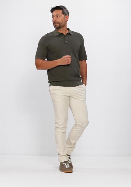 PROFUOMO Polo POLO SS AERO EASE WAFFLE STRUCTURE en vert - large