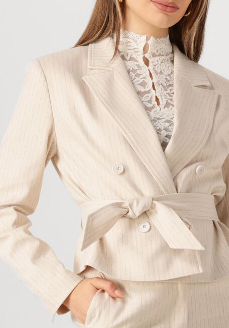 AAIKO Blazer MAE STRIPE VIS 526 Blanc - large