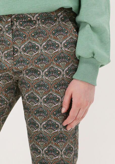 SUMMUM Pantalon TROUSERS ART NOUVEAU COTTON ST en vert - large